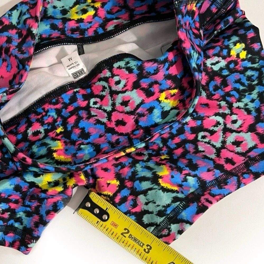 Fleo Colorful Leopard Print Women's Shorts